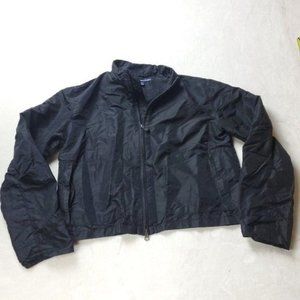 Polo Ralph Lauren Cropped Jacket Womens Size M Medium Black